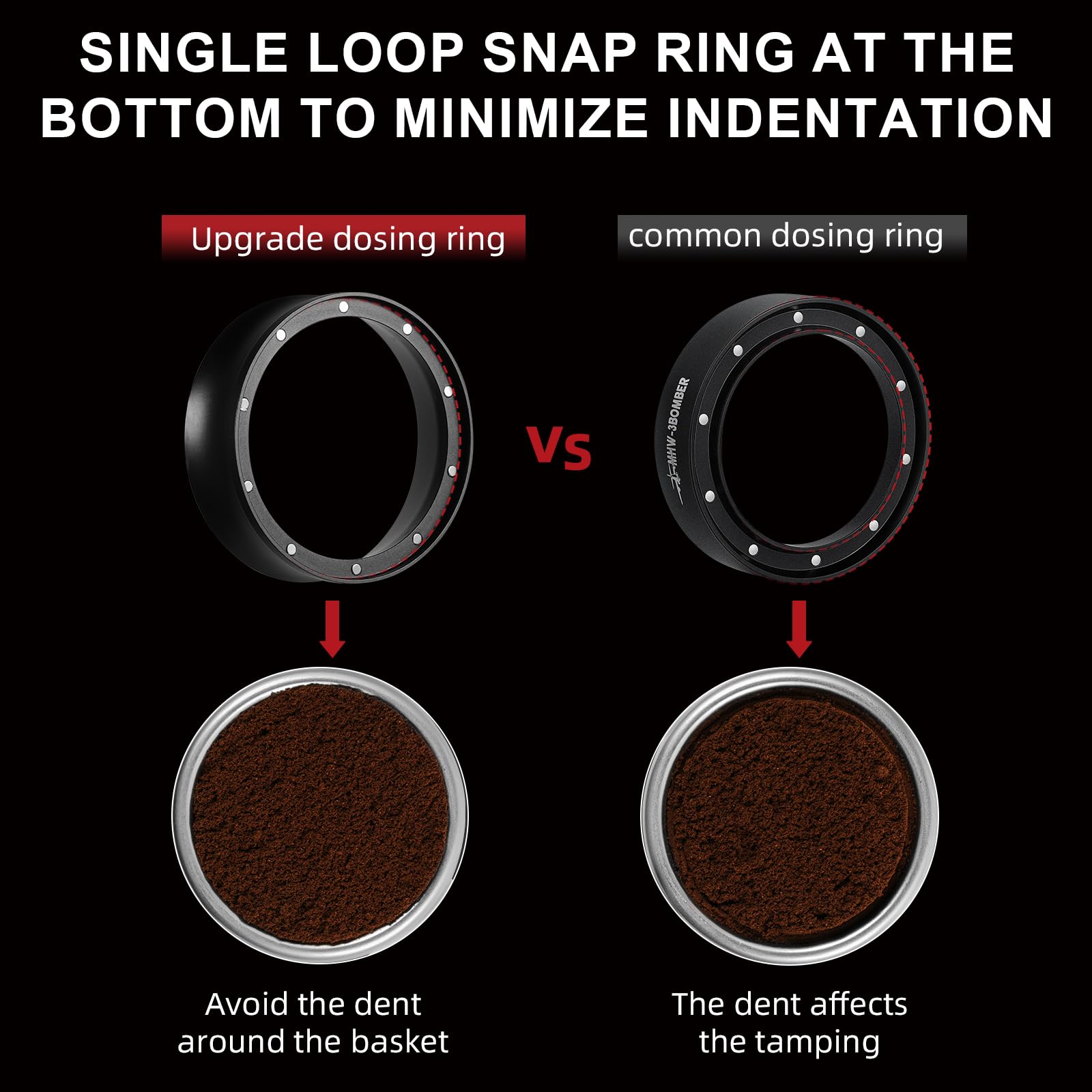 MHW-3BOMBER 0.2mm Ultra Thin 54mm Espresso Puck and Espresso Funnel - Image 7