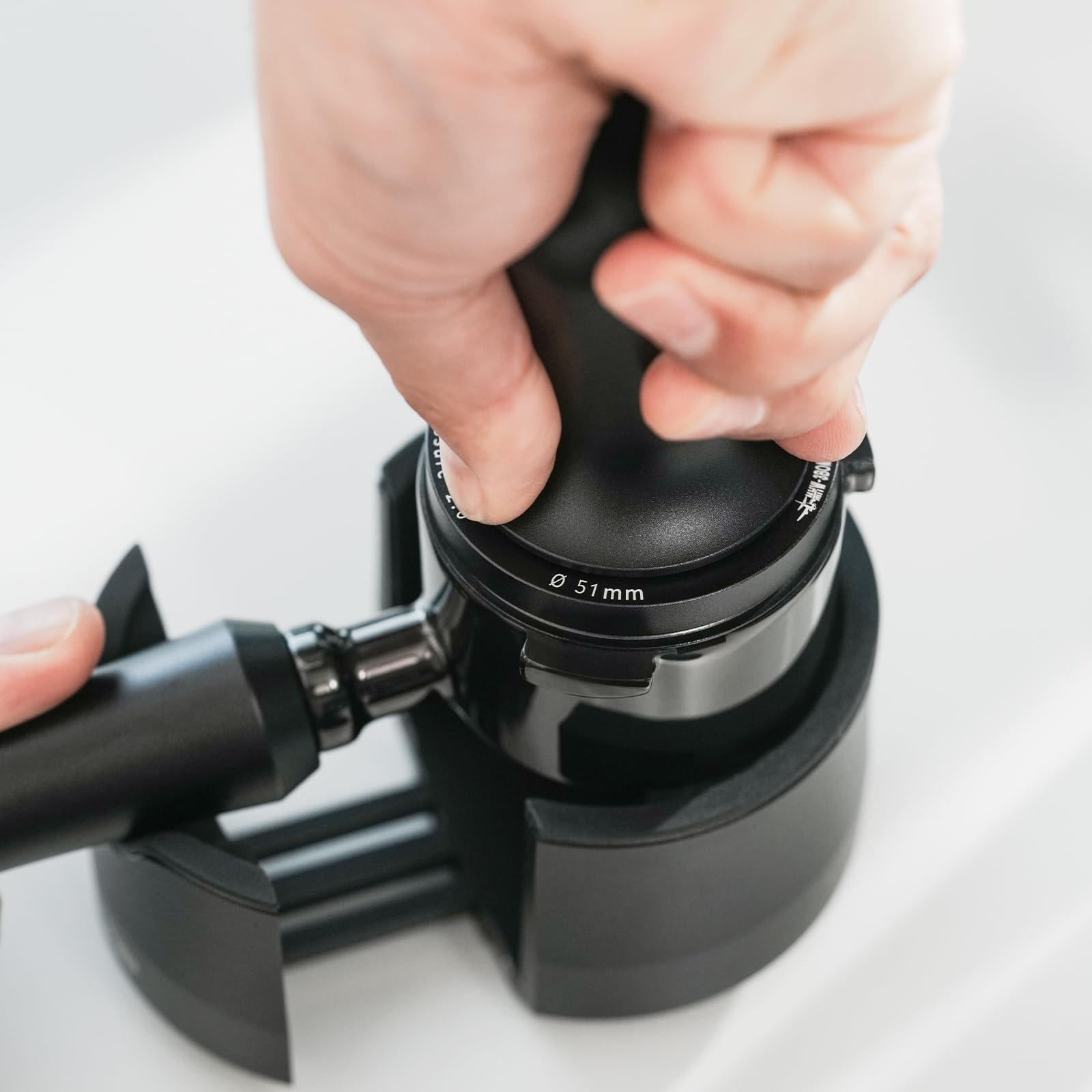 MHW-3BOMBER 51mm Espresso Tamper with 30lbs Click Feedback, 3-Spring Constant Pressure Design, Electroplated Black Threaded SUS304 Base for 51mm Portafilter, T7016-OS - Image 6