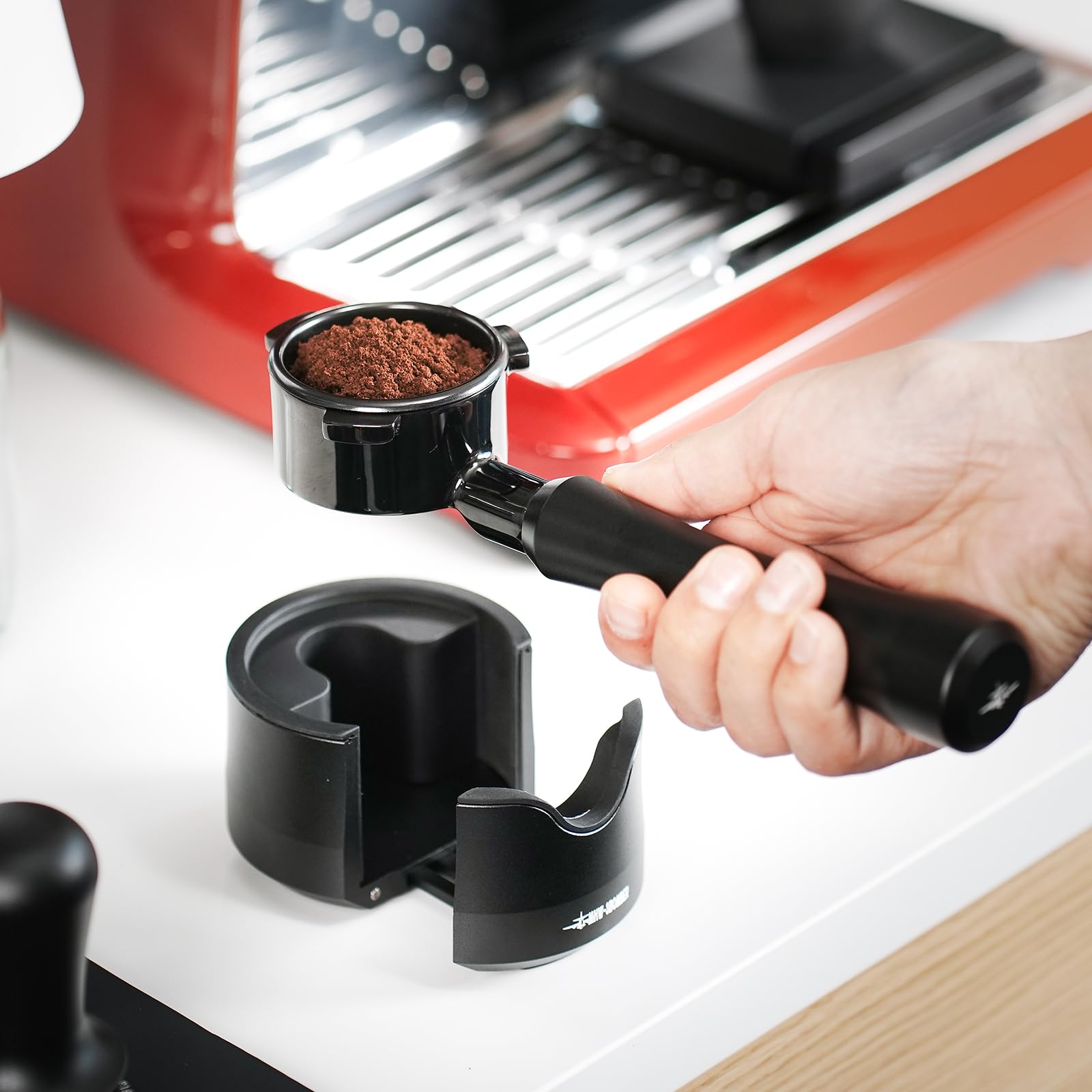 MHW-3BOMBER 54mm Bottomless Portafilter Fits Breville Barista Express, BES870XL, BES878, BES880, 3-Ears Flat Naked Espresso Portafilter with Filter Basket for 54mm Breville Machines, Astra BP7025B-OS - Image 7