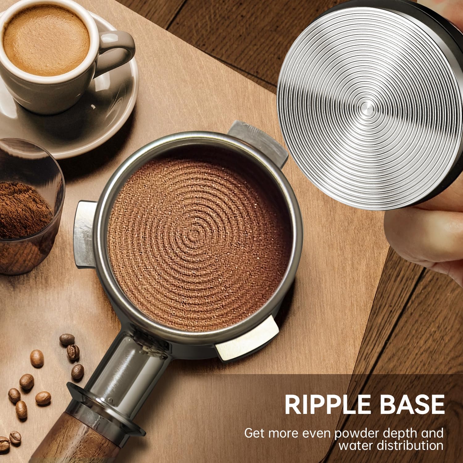 MHW-3BOMBER 54mm Espresso Tamper and Puck Screen - Image 7