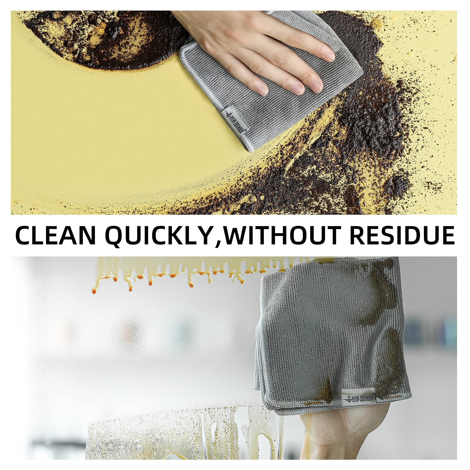 MHW-3BOMBER Cleaning Set for Coffee Bar/Counter, Includes an air Blower, a Knock Box and Four Towels - Image 8