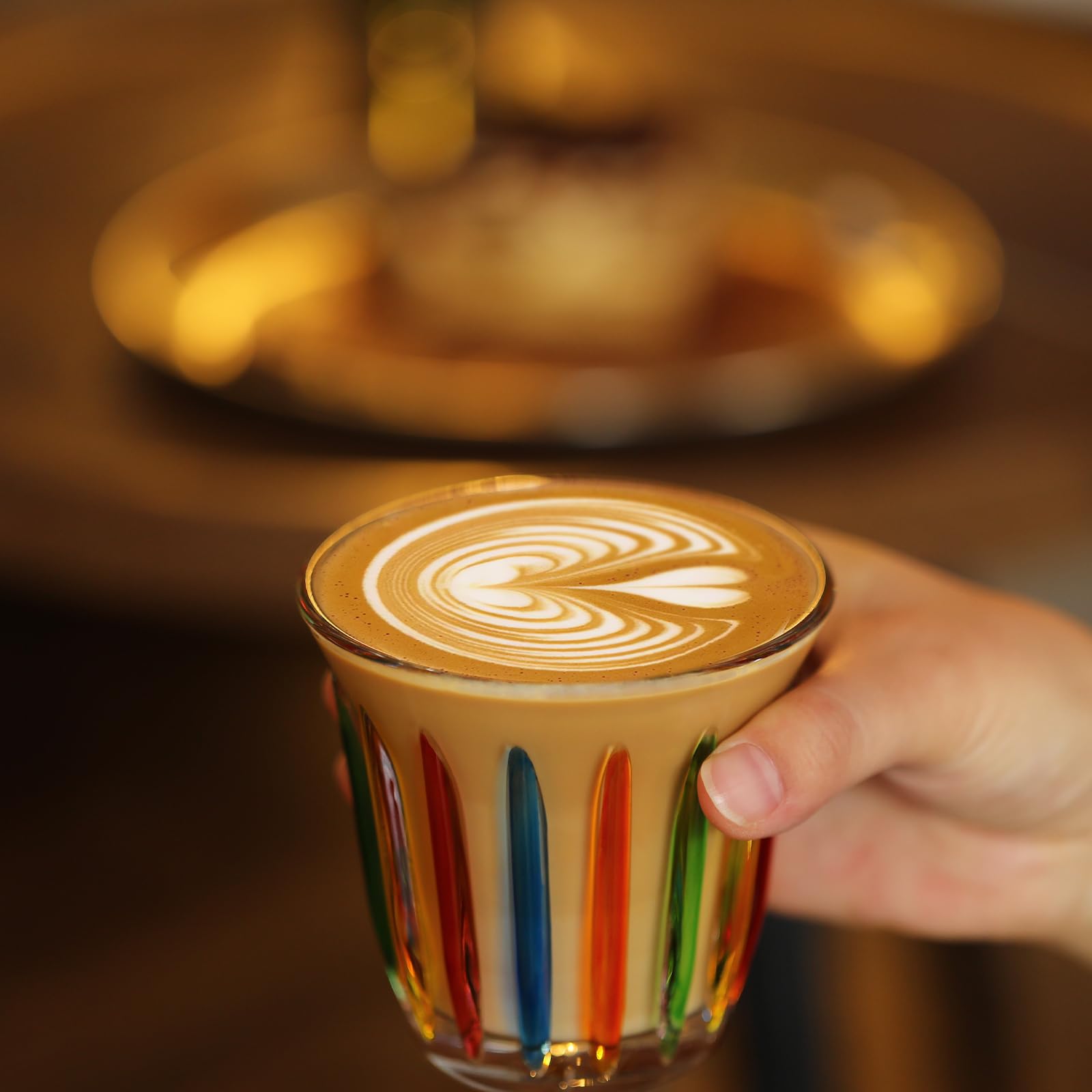 MHW-3BOMBER Espresso Coffee Glasses Set of 6 Drinking Glasses 8.1OZ Latte Glasses for Beverage, Water, Whiskey, Juice, Cocktail, Beer G6195-OS - Image 7