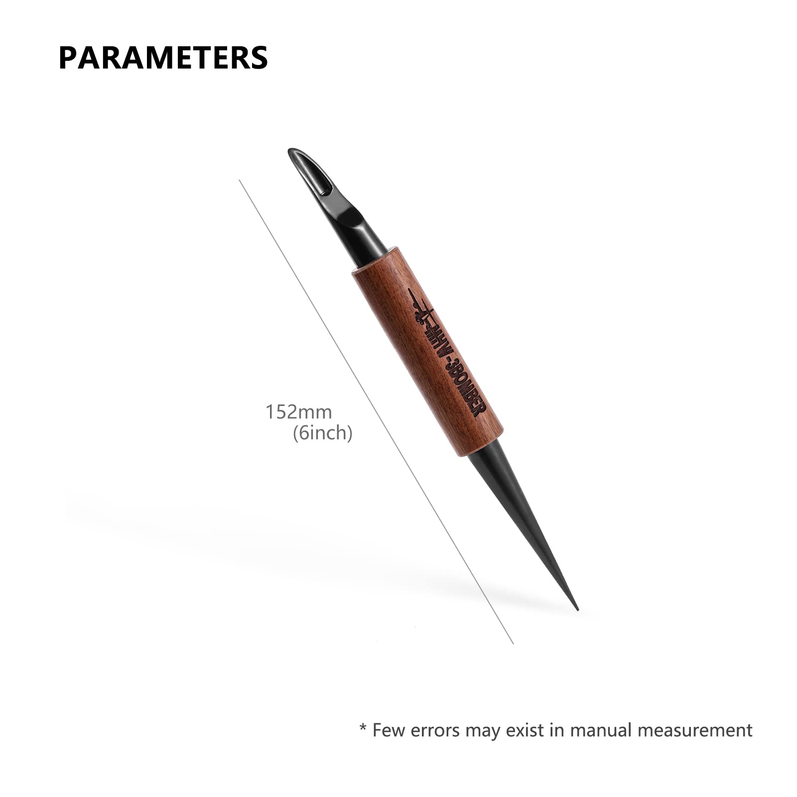 MHW-3BOMBER Latte Art Pen for Barista, Rosewood Coffee Art Pen for Latte, Cappuccino, Macchiato, Espresso Art Tool Barista Gift, CN5400R - Image 3