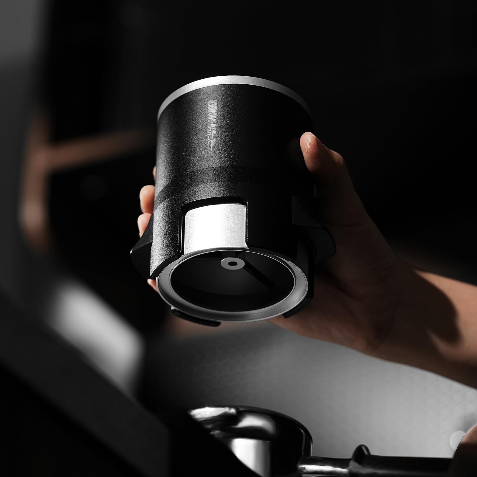 MHW-3BOMBER SE Pro Espresso Shaker Funnel 58mm Coffee Dosing Cup, Espresso Powder Receiver Cup, Black DR5566-OS - Image 6