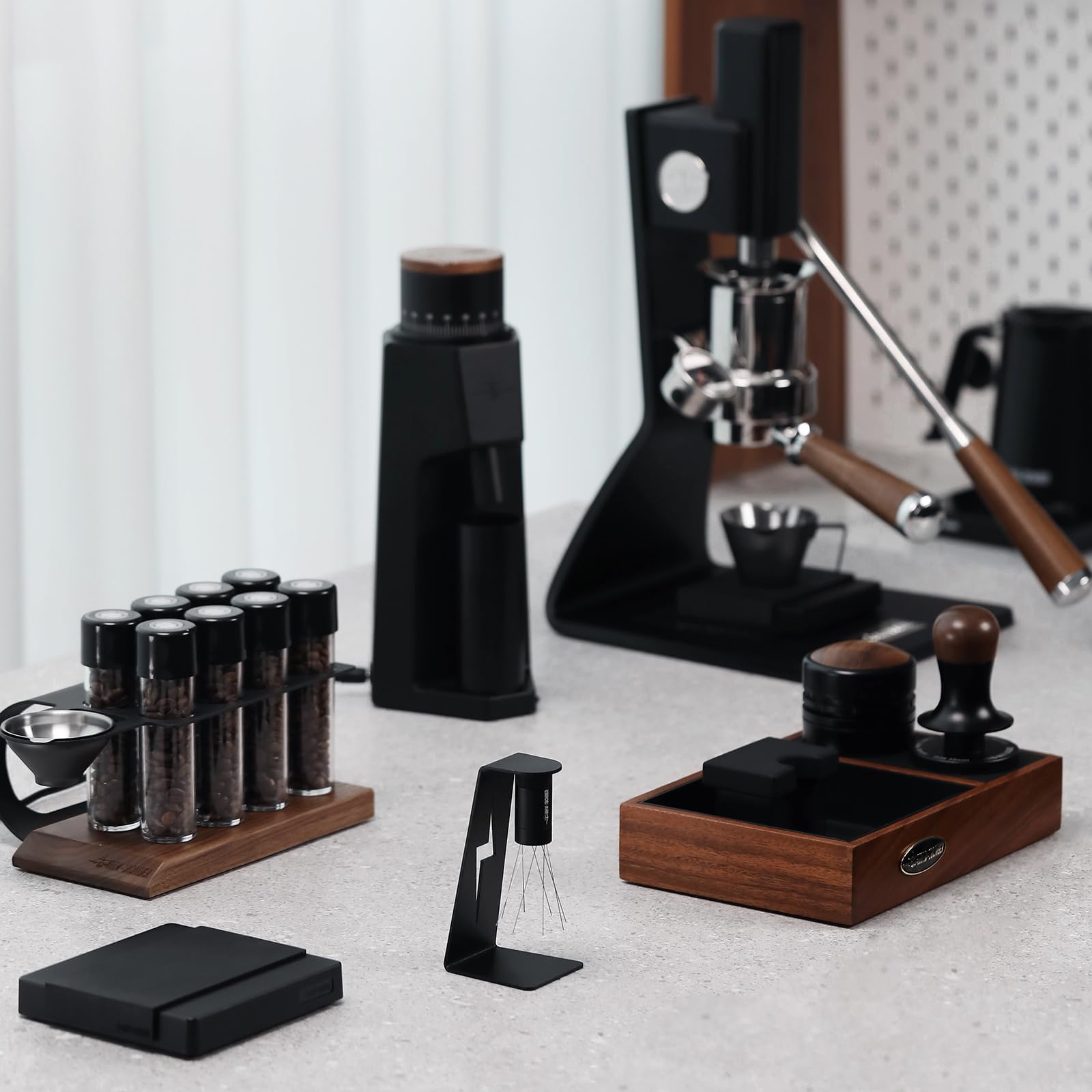 MHW-3BOMBER WDT Tool Espresso Distribution Tool with Magnetic Stand, Adjustable Needle Range, 0.4mm Stainless Steel Needles (8+6 Spare), Anti-Clumping Coffee Stirrer for 51/54/58mm Portafilter, T6126 - Image 9